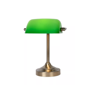 Lucide BANKER - Bureaulamp - Brons