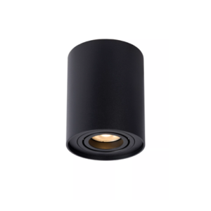 Lucide TUBE - Plafondspot - Ø 9,6 cm - 1xGU10 - Zwart