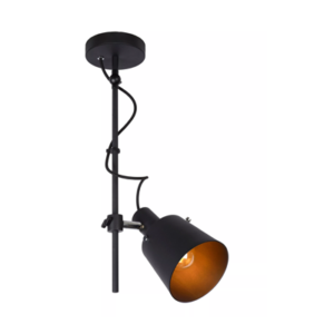 Lucide QUINNY - Plafondspot - 1xE27 - Zwart